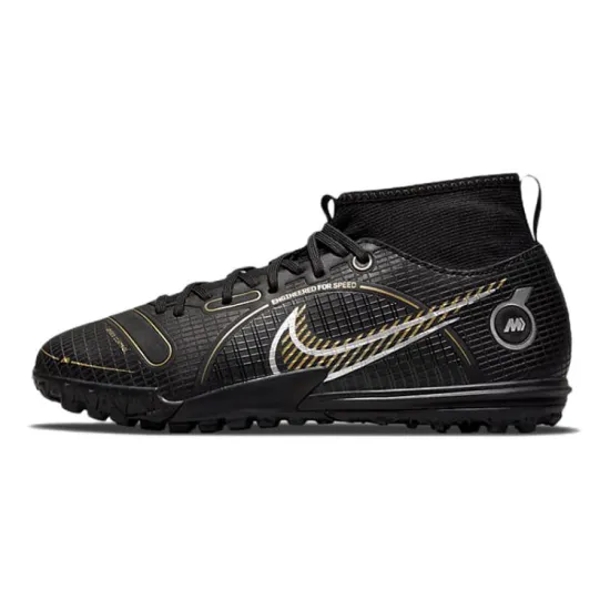 Nike Mercurial Superfly 8 Kids Soccer Shoes Kids Mid-top Black