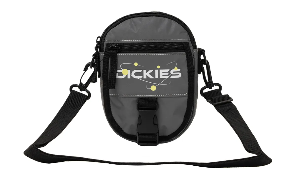 Dickies Polyester Shoulder Bag, Crossbody Bag Regular Unisex Gray