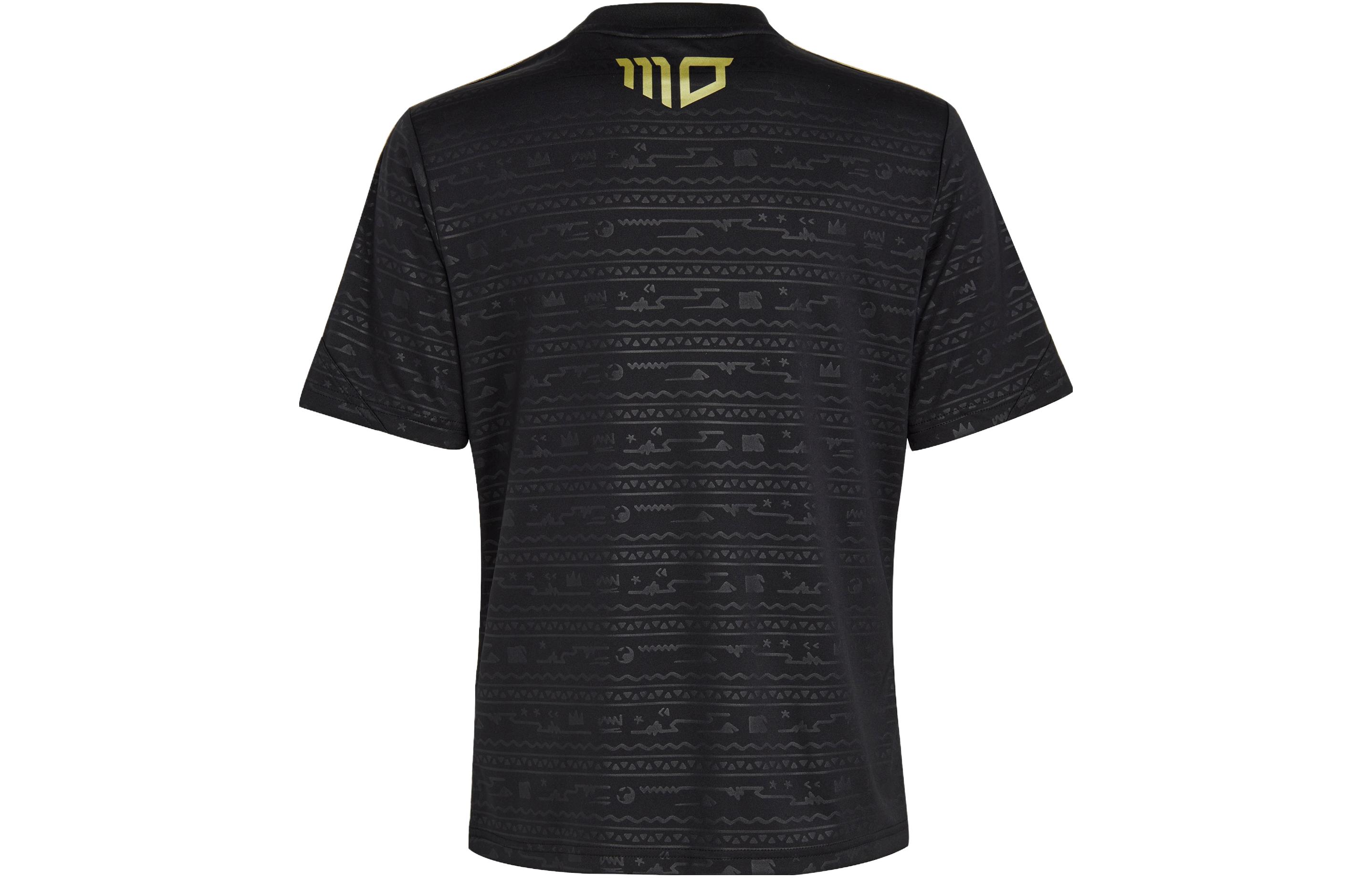 Детская футболка adidas Salah Training Jersey T (черная) — фото 2