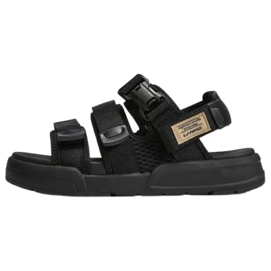 LINING Coca Beach Sandals Unisex Black