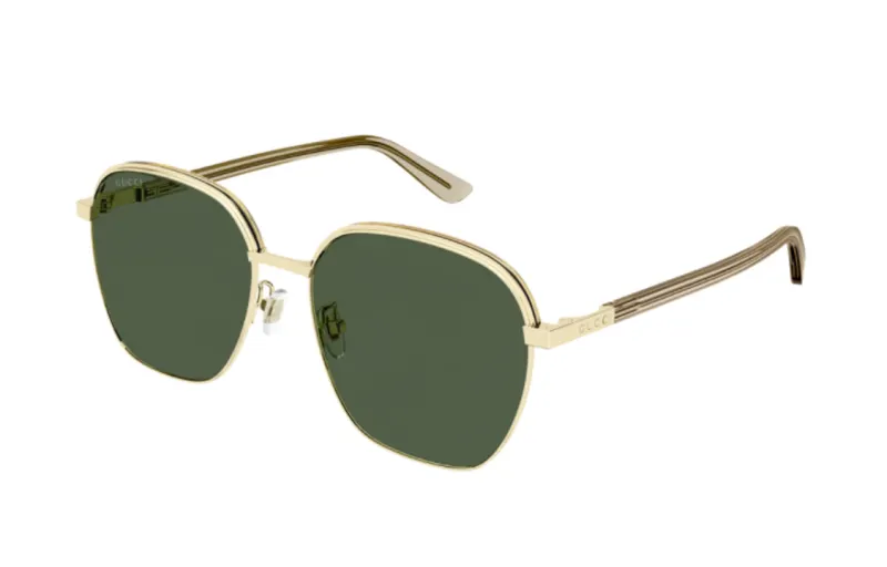GUCCI Irregular Shape Sunglasses Men's