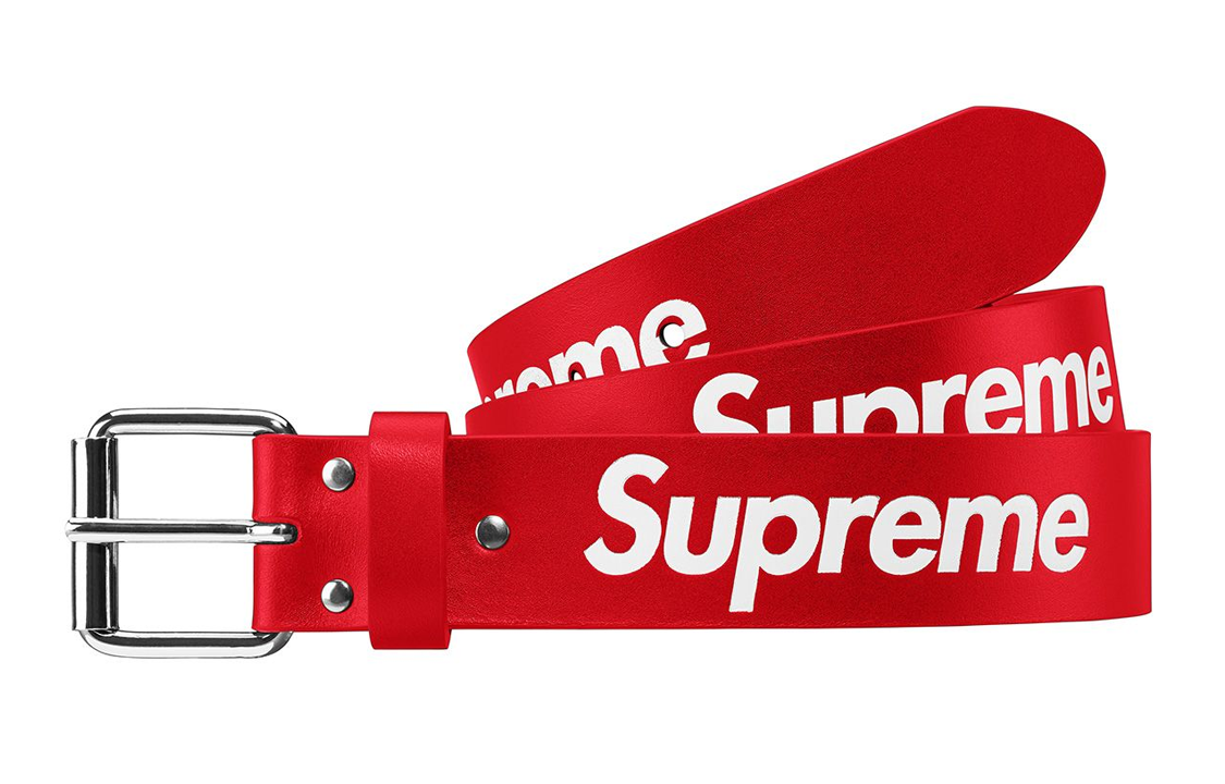 Supreme WEEK9 REPEAT LEATHER BELT оригинал, купить с доставкой