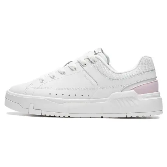 LiNing COMMON 70s Anti Slip Wear Resistant Low Top Skateboard Shoes Women's White Pink