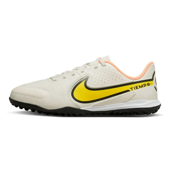 Nike Tiempo Legend 9 Kids Soccer Shoes Kids Low-top Gray/Yellow