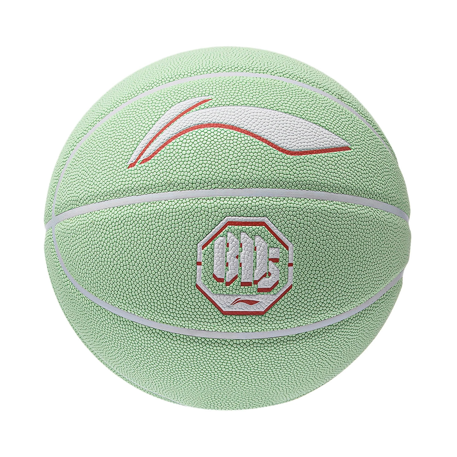 Li Ning Professional Competition Collection Pu Basketball Light Green Size 7 Training Unisex