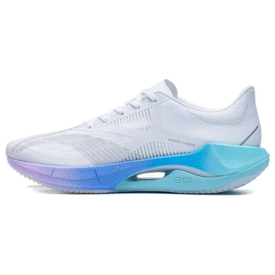 LINING Super Light 20 Running Shoes Men Low-Top Gray Blue Purple