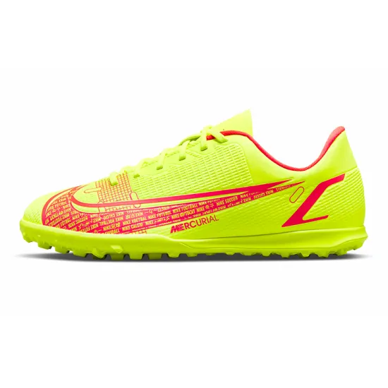 Nike Mercurial Vapor 14 Kids Soccer Shoes Kids Low-top Neon Yellow