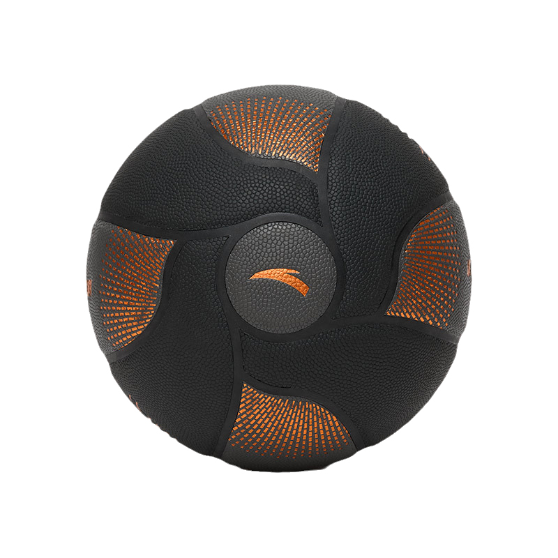 Anta Ling Dan Pu Basketball Black Orange Size 7 Training Unisex China Mainland Version