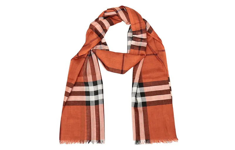 Burberry Scarves Women's Brick Red