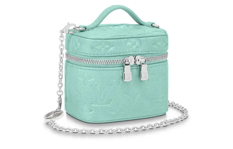 LOUIS VUITTON Micro Vanity Pearly Lagoon Turquoise