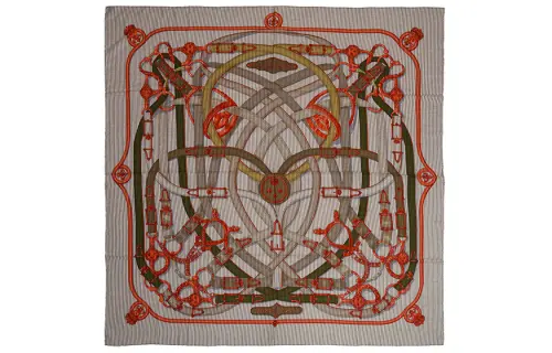 HERMES Knit Scarves Women's Multicolor