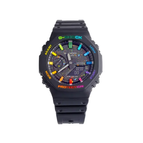 CASIO Men Liquid Crystal/Analog Dual Display Series Watch GA-2100-1AERP