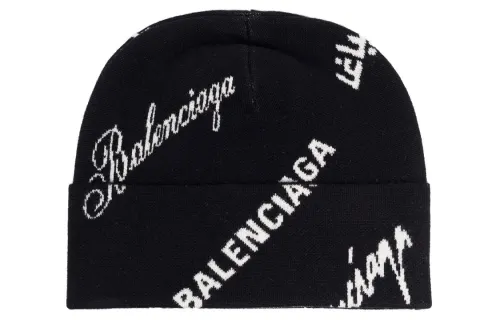 Logomania intarsia beanie