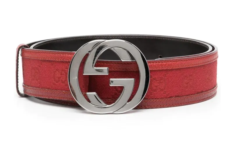 【Pre-Owned】2010s interlocking Gg buckle belt