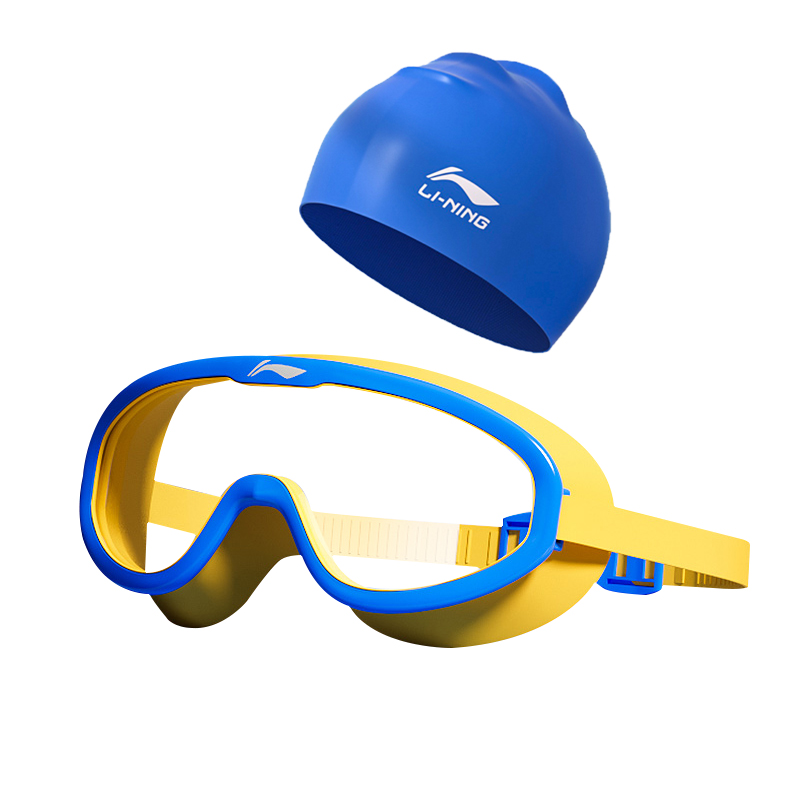 Li Ning Swim Goggles Kids’ Blue Yellow