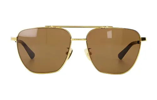 Bottega Veneta Sunglasses Women's Gold