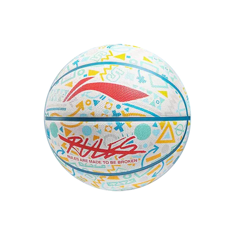 Li Ning Rubber Basketball Ecru Size 7 Training Unisex