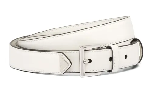 【Replicated_PMPrevious Season】triangle-logo leather belt
