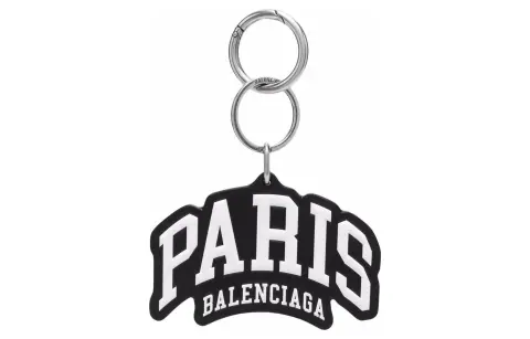 Balenciaga Paris Logo Keyring