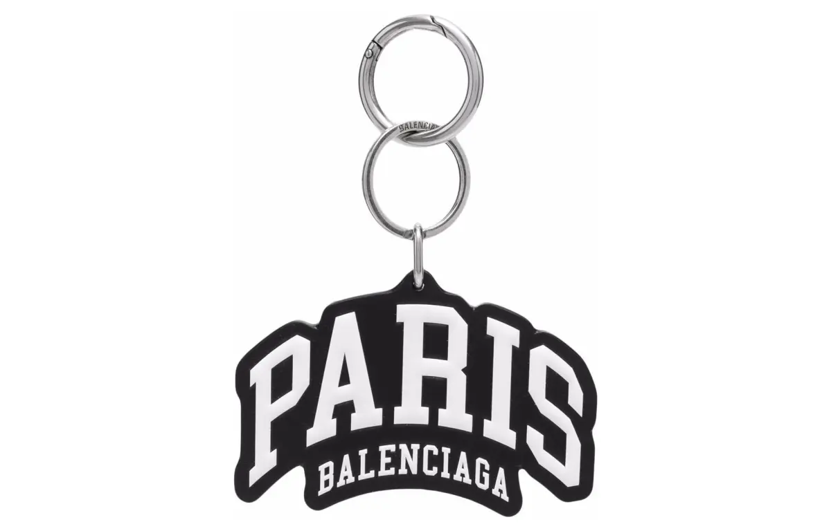 Balenciaga Paris Logo Keyring