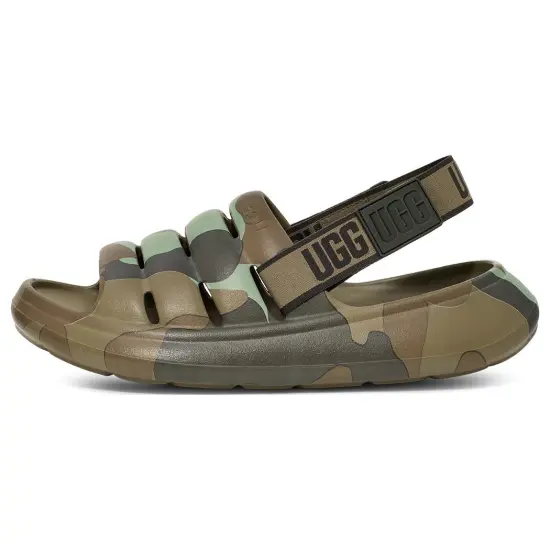 UGG Beach Sandals Men Moss Green