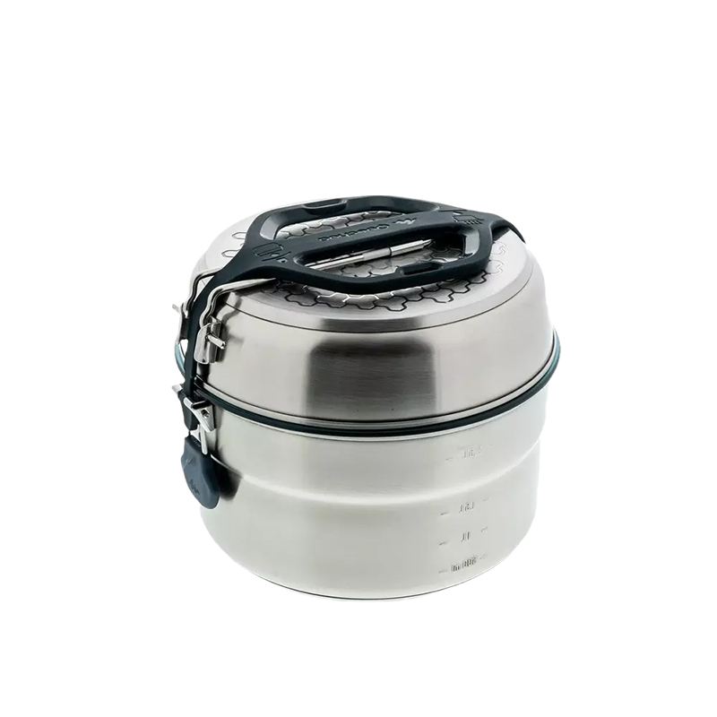 DECATHLON Outdoor Tableware 3 5 Persons Stainless Steel