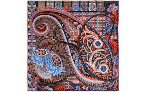 HERMES Scarves Women's Red