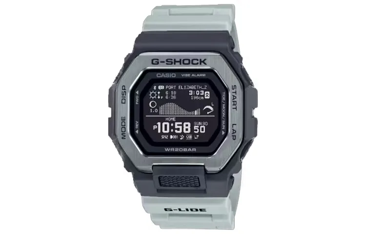 CASIO Men G-Lide Series 50.9mm Black Watch GBX-100TT-8JF