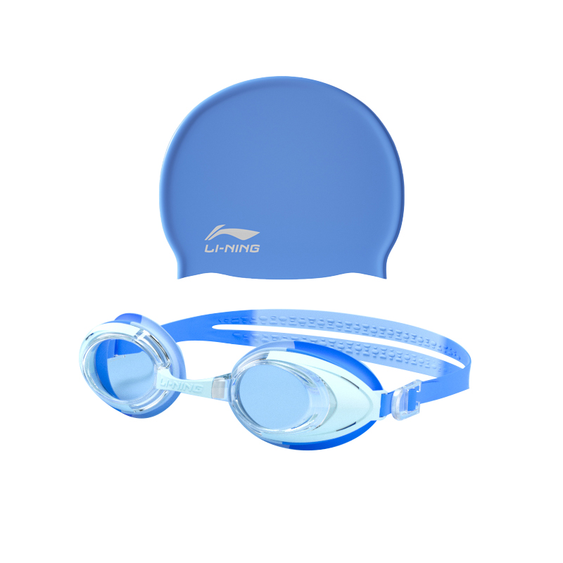 Li Ning Swim Goggles Silicone, Polycarbonate Kids’ Light Blue