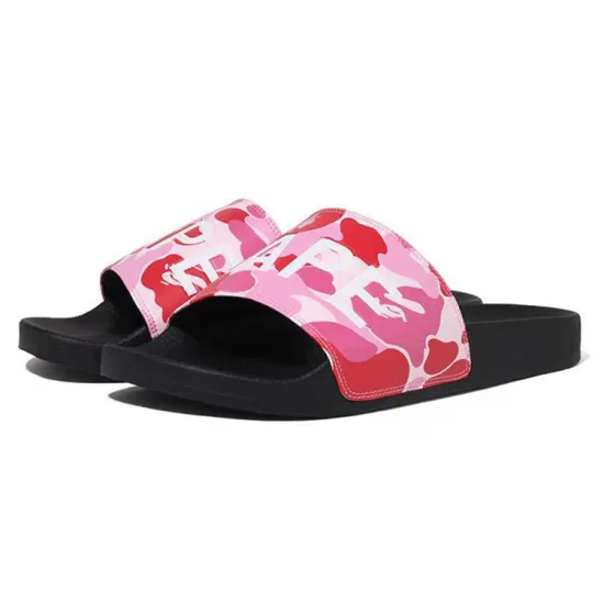A BATHING APE A BATHING APE Abc Camo Slide Pink 2023