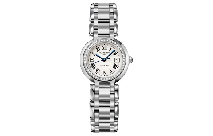 LONGINES Heart Moon Collection Automatic Mechanical Movement Women's Watch 26.5mm White Dial