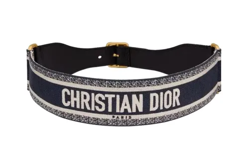 DIOR Polyamide Belts Women's Dark Blue
