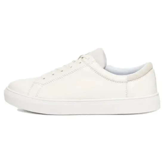 UGG Baysider Low Weather Shoe 'White Leather'