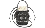 LOEWE Cow Leather Shoulder Bag, Crossbody Bag, Handbag Small Women's Black