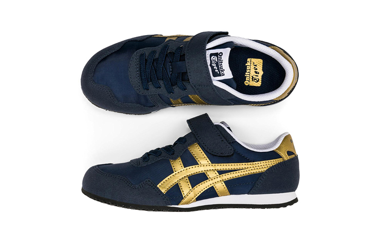 Детские кроссовки Onitsuka Tiger Serrano (темно-синие) — фото 6
