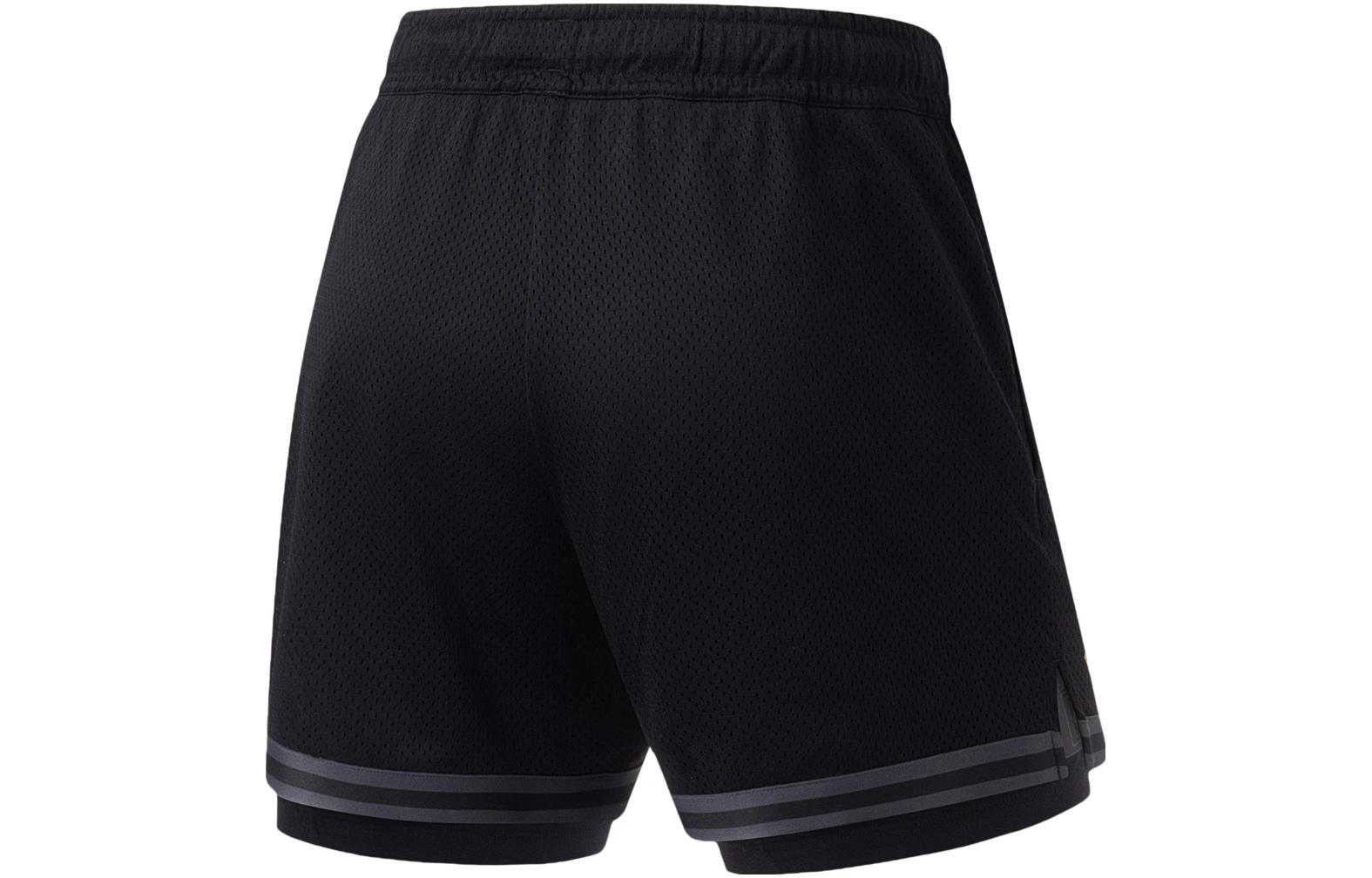 Li Ning Professional Basketball Collection Basketball Shorts Men’s Black