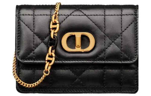 DIOR Sheepskin Crossbody Bag, Shoulder Bag Women's Black