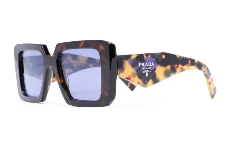 Prada tortoiseshell-effect sunglasses