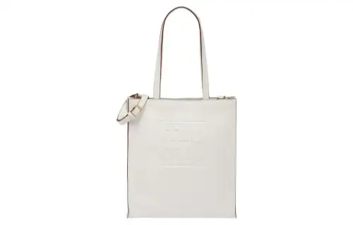 MIU MIU Leather Tote Bag, Shopping Bag, Handbag Women's White
