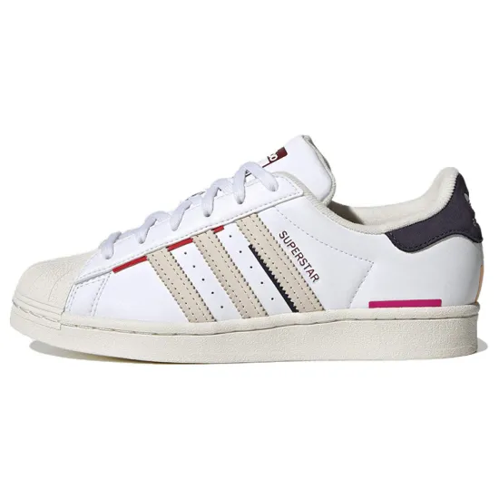 Adidas Originals Superstar Series Skateboard Shoes Women's Low-top White