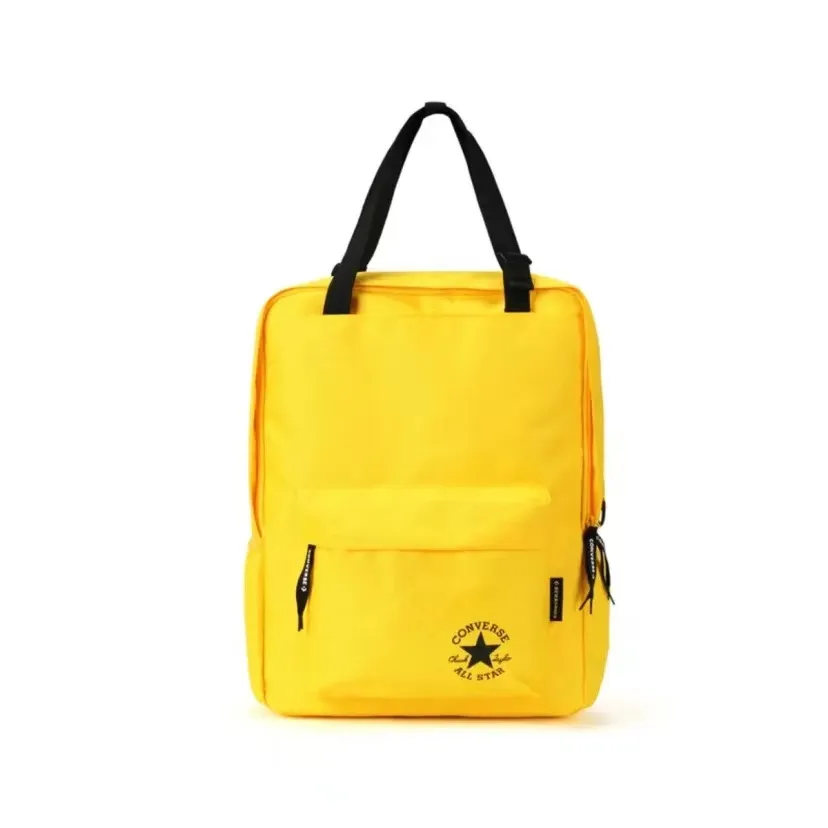 Converse Zip Closure Polyester Backpack Regular Unisex Yellow