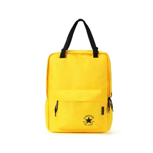 Converse Zip Closure Polyester Backpack Regular Unisex Yellow