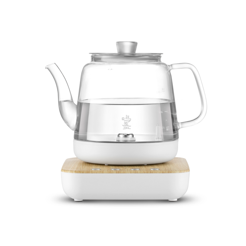 Mingzhan electric kettle 1000ml fully automatic special tea temperature automatic constant temperature kettle lifting memory intelligent bottom water refill classic Zen black tea kettle white MZ170A