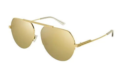 Bottega Veneta Sunglasses Unisex Gold
