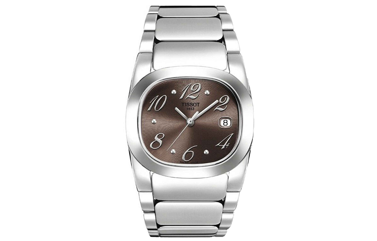 Женские часы TISSOT Quartz 33mm (коричневые)