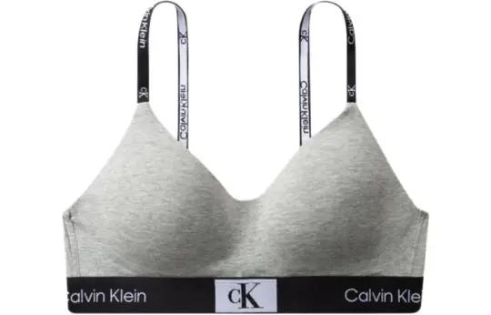 CALVIN KLEIN CK96 Bra Women's Coconut Gray