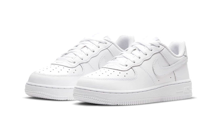 Nike Air Force 1 Low LE Triple White (PS) - 3