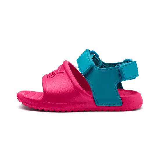 PUMA Divecat V2 Anti-Slip Wear-Resistant Children's Sandals Rose Red Blue Children Aged 3-7 Years Old