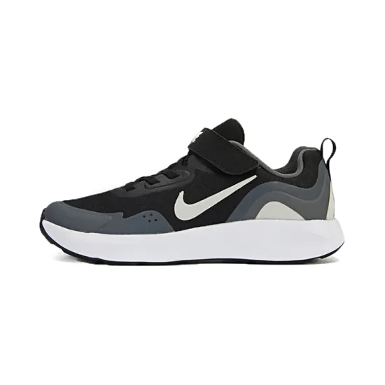 Nike Wearallday Kids Sneakers PS Low-top Black/light Bone/dark Gray/white