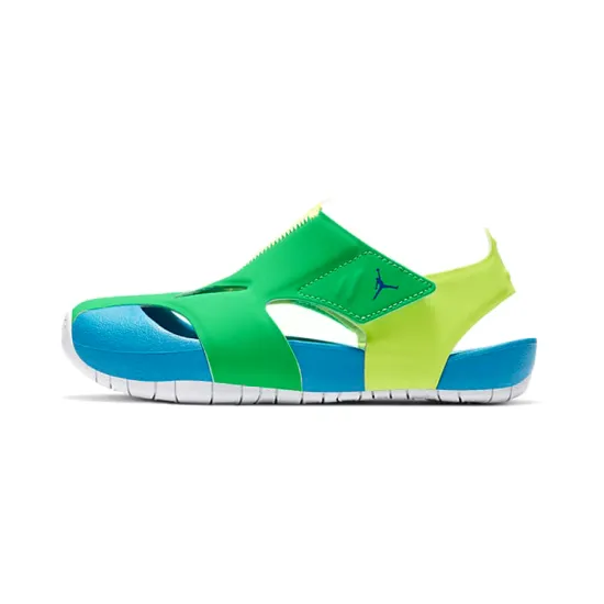 Jordan Flare Children's Sandals Green Blue Yellow Children Aged 3-7 Years Old